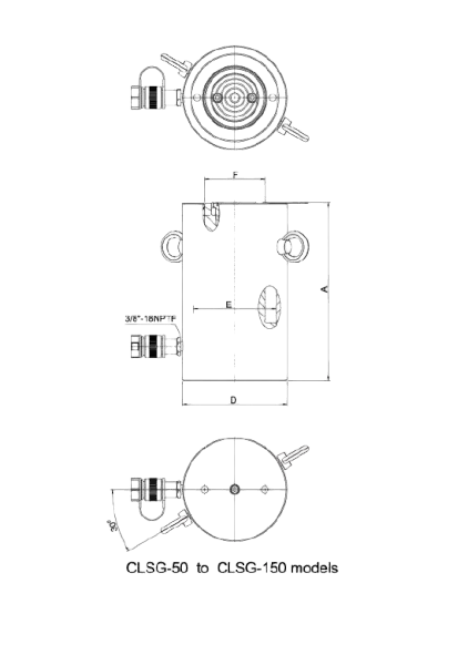 technical-specifications-of-clsg-series-single-acting-high-tonnage-hydraulic-cylinder
