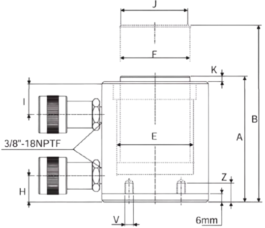 technical-specifications-of-rar-series-double-acting-aluminum-alloy-hydraulic-cylinder