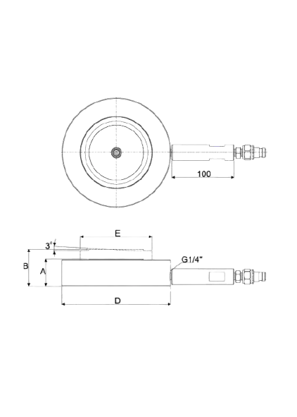technical-specifications-of-smc-series-ultra-high-pressure-single-acting-ultra-thin-hydraulic-cylinder