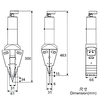 Technical Specifications of SWR-401 Hydraulic Flange Spreader