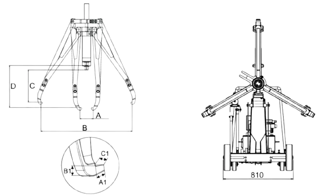 technical-specifications-of-vehicle-mounted-hydraulic-puller